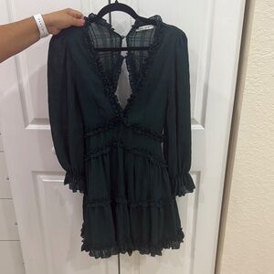 Green ruffle dress from Vici